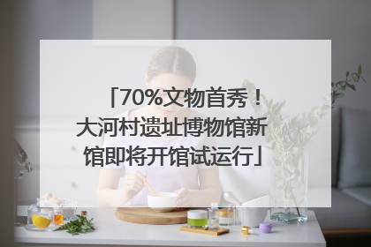 70%文物首秀！大河村遗址博物馆新馆即将开馆试运行