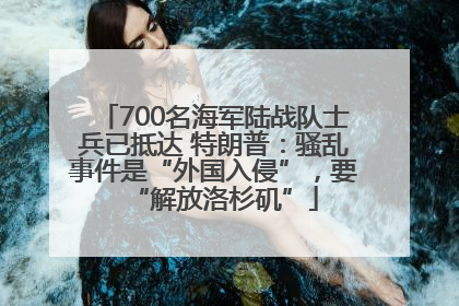700名海军陆战队士兵已抵达 特朗普：骚乱事件是“外国入侵”，要“解放洛杉矶”